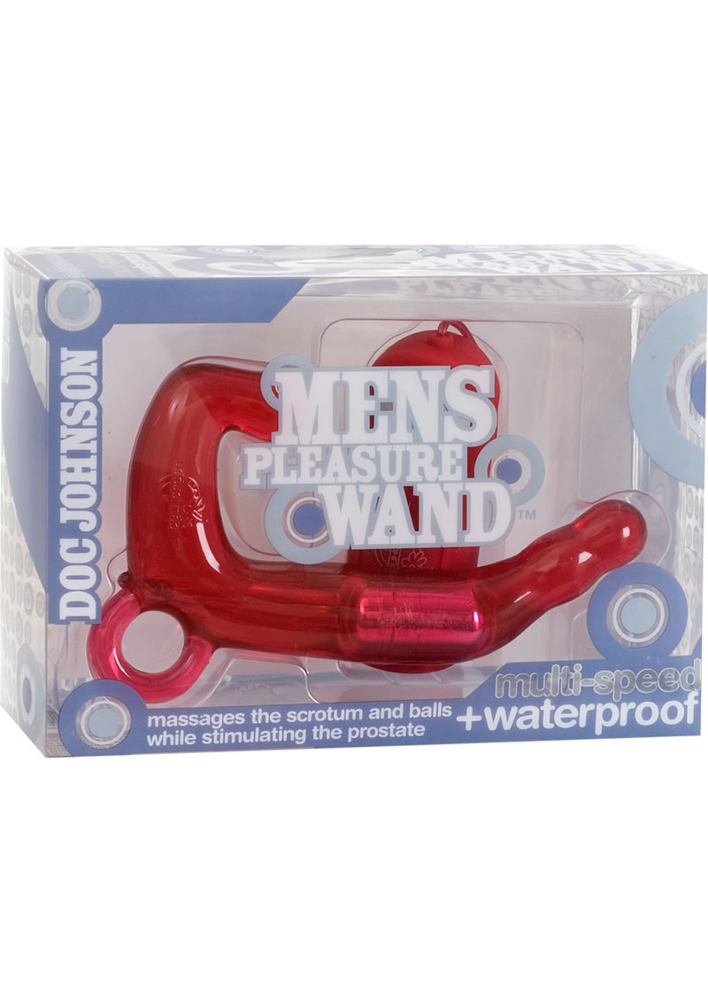 Mens Pleasure Wand Prostate Massager 6 Inch Red
