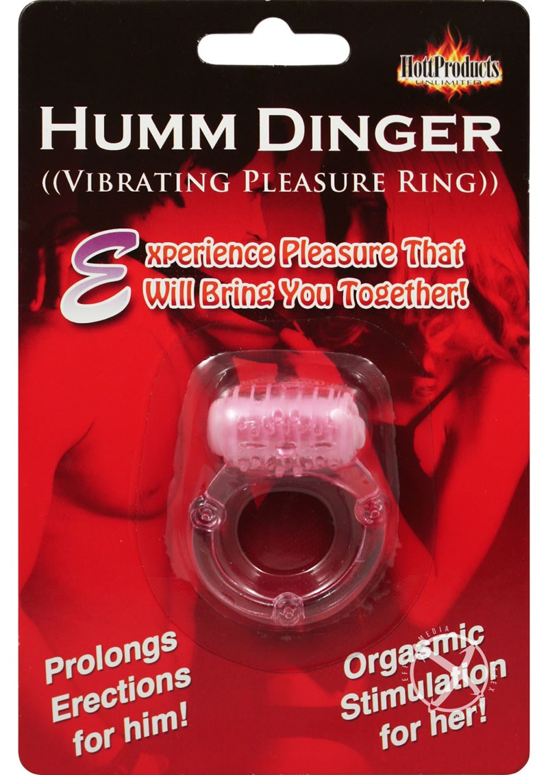 Humm Dinger Vibrating Cockring Magenta                                                             