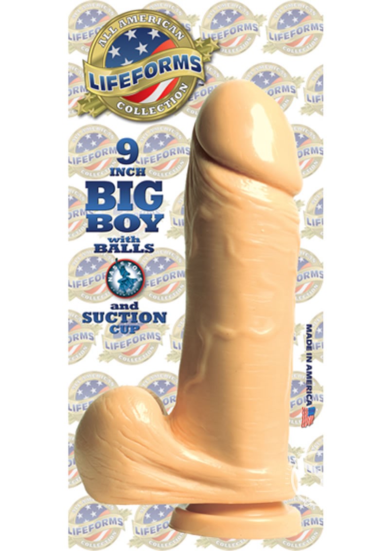 All American Lifeforms 9 Inch Big Boy w/ Balls & Suction Cup Flesh