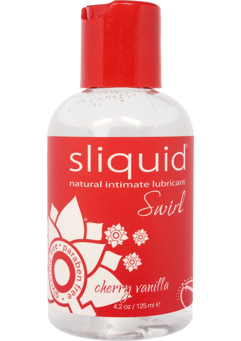 Sliquid Swirl Flavored Water Based Lubricant Cherry Vanilla 4.2 oz