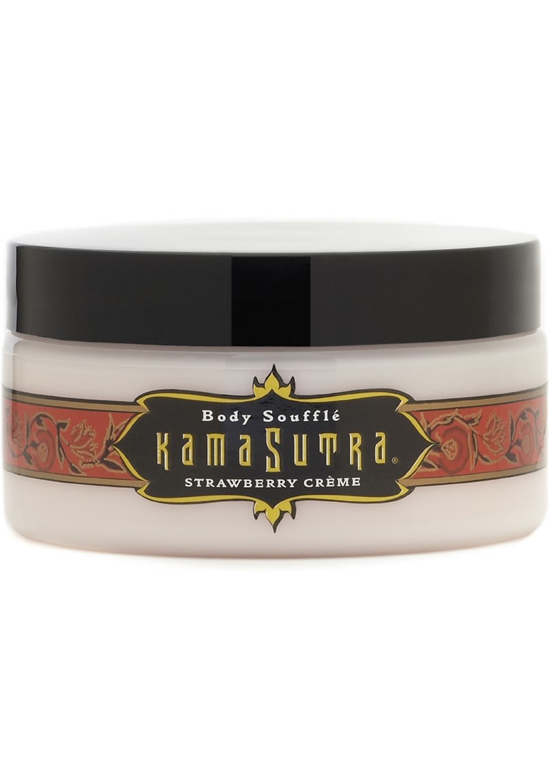 Kama Sutra Body Souffle Cream 7.5 oz Strawberry Crème