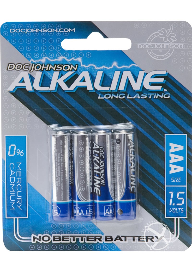 Doc Johnson Alkaline Batteries AAA 4 Pack                                                          
