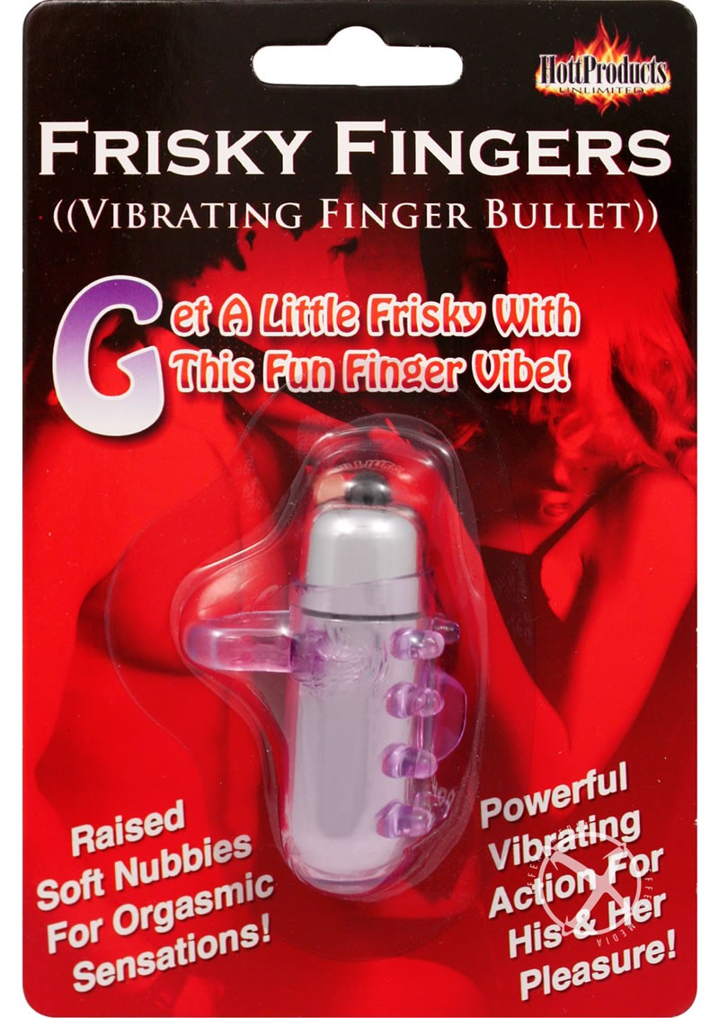 Frisky Fingers Finger Sleeve w/ Bullet Purple