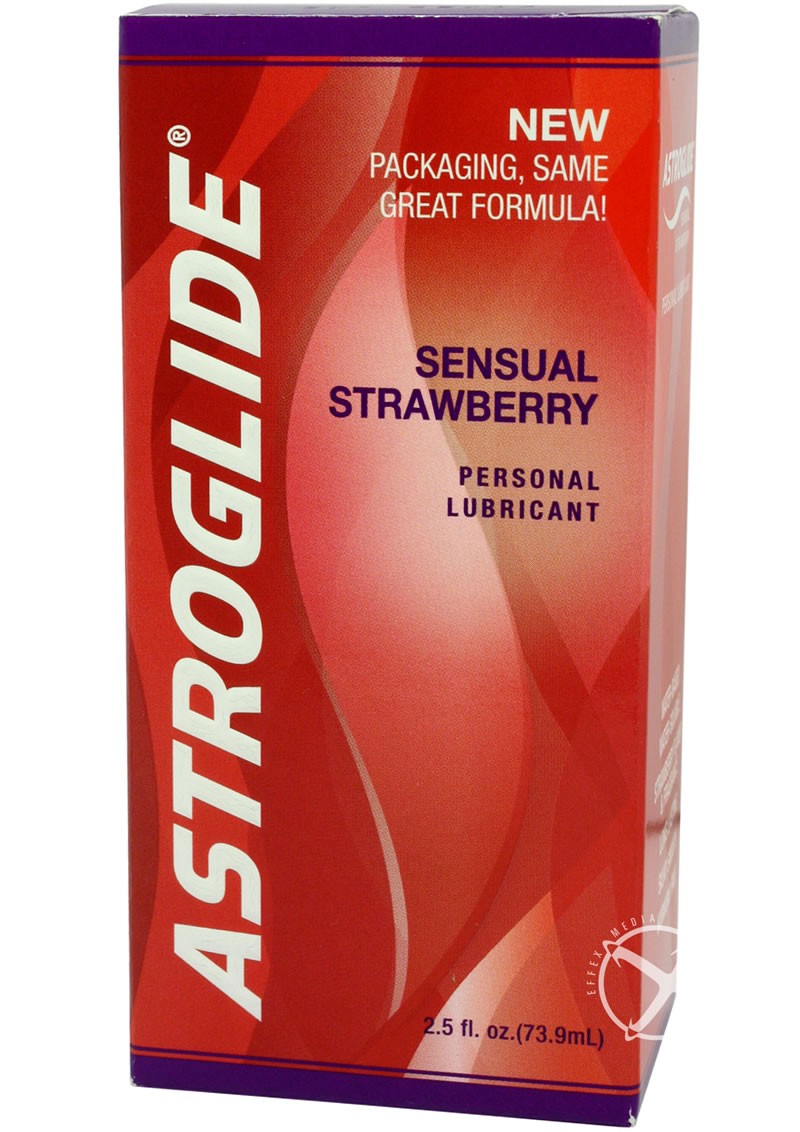 Astroglide Strawberry Flavored Lube 2.5 oz