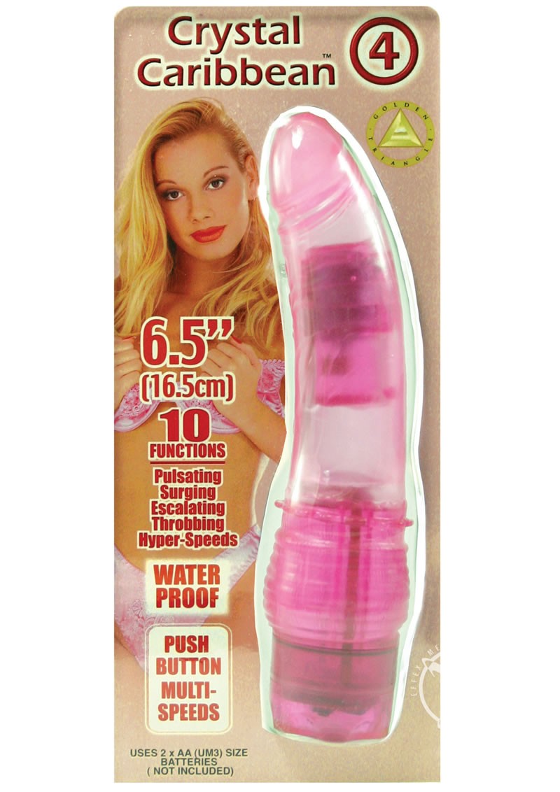 CRYSTAL CARIBBEAN #4 PINK 6.5 INCH WATERPROOF