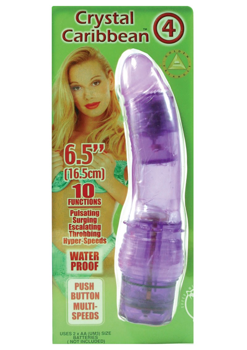 CRYSTAL CARIBBEAN #4 PURPLE 6.5 INCH WATERPROOF