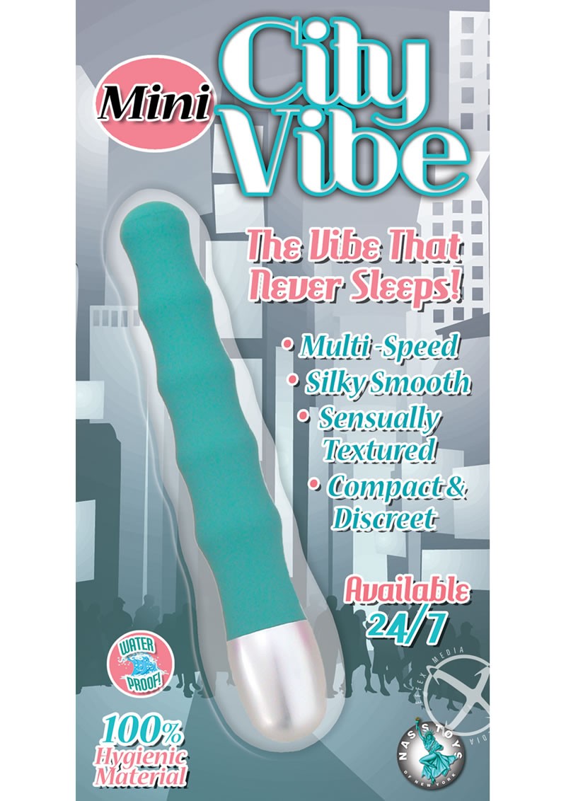 Mini City Vibe Waterproof 4 Inch Turquoise
