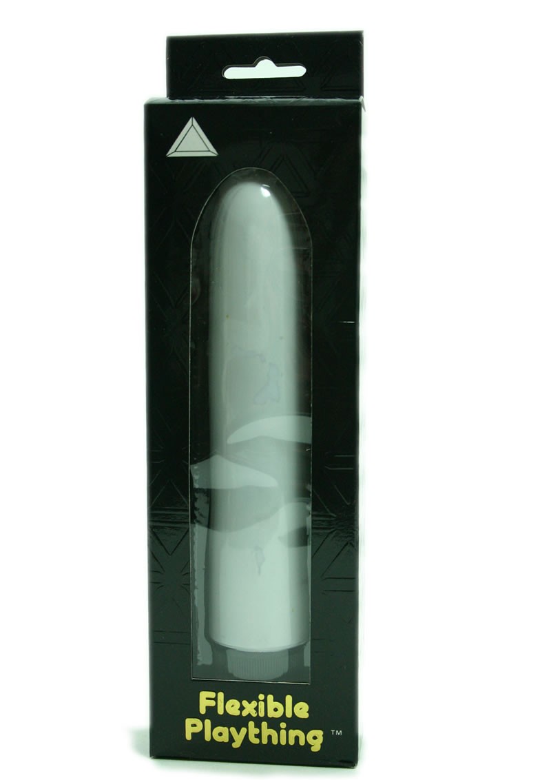 FLEXIBLE PLAYTHING 7 INCH VIBRATOR WHITE