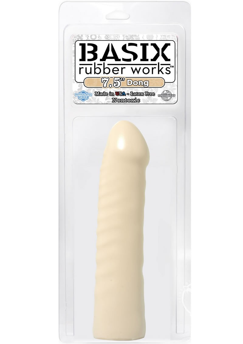 Basix Rubber Works 7.5 Inch Dong Flesh