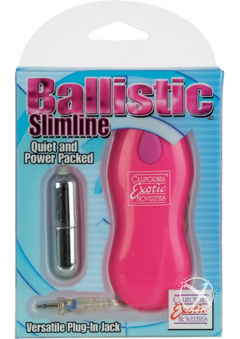 Ballistic Slimline Bullet w/ Versatile Plug In Jack 2 Speed Remote 2.2 Inch Pink