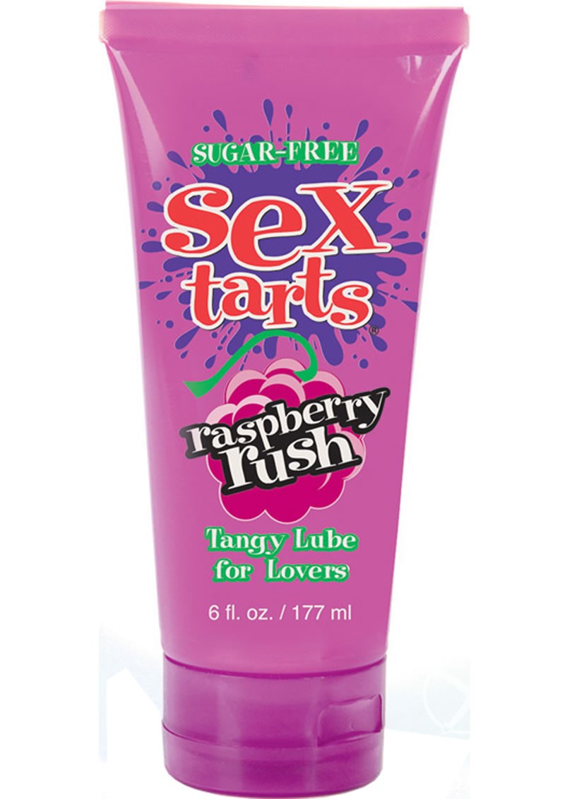 Sex Tarts Flavored Water Based Lubricant 6 ozs Raspberry Rush