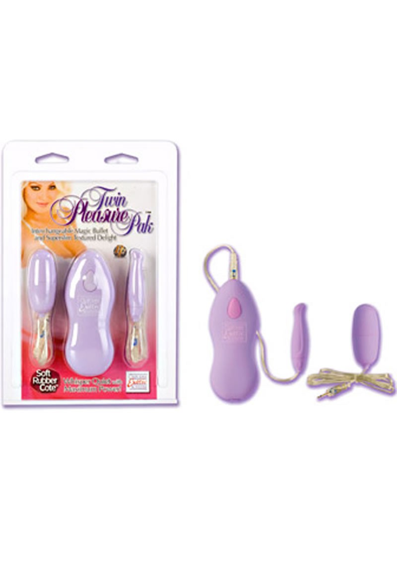 Twin Pleasure Pak Magic Bullet & Slimline Purple