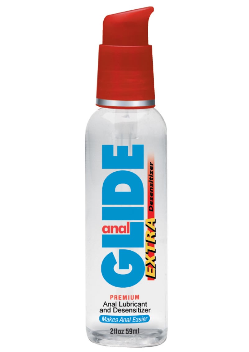 Anal Glide Anal Lubricant & Desensitizer Water Based 2 oz