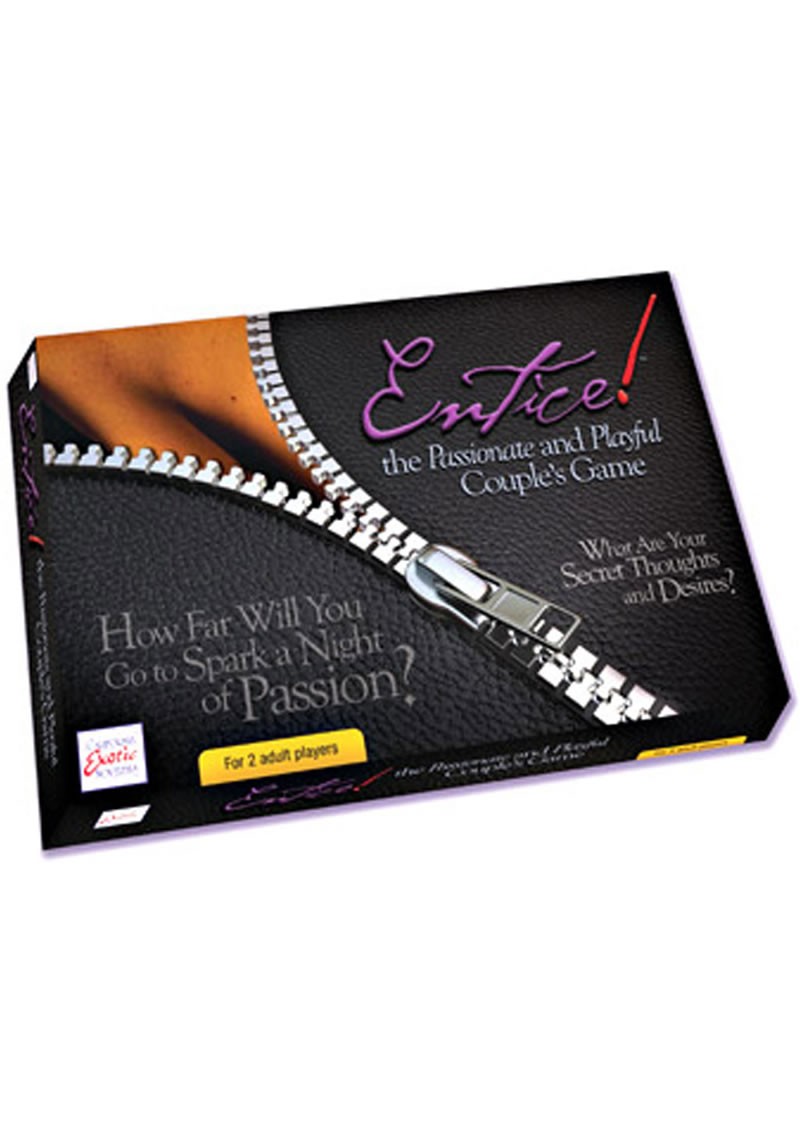 Entice The Passonate and Playful Couples Game