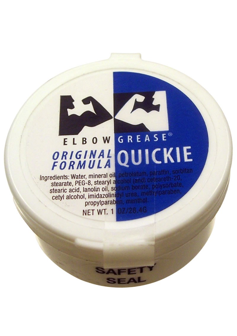 Elbow Grease Original Formula Quickie Cream Lubricant 1 oz