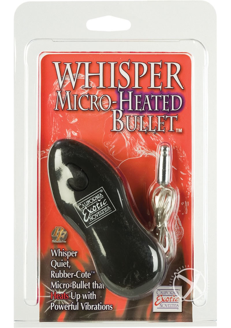 Whisper Micro Heated Bullet Black