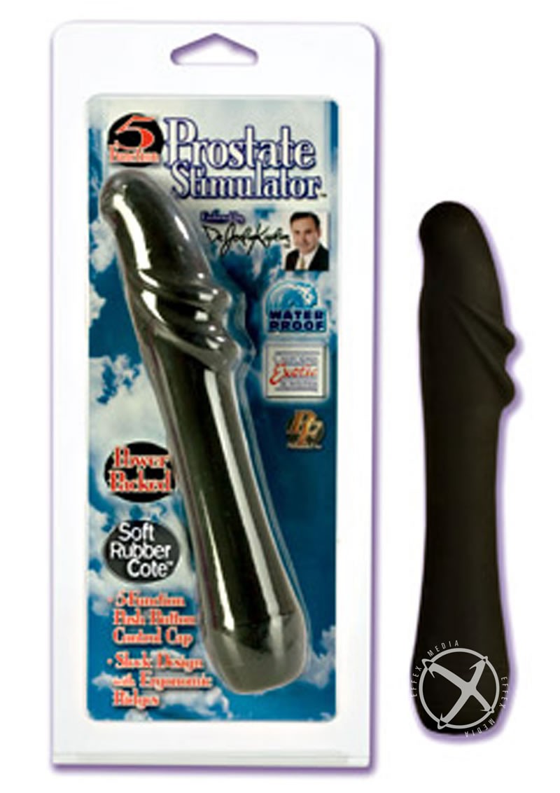 DR JOEL KAPLAN PROSTATE STIMULATOR 6.75 INCH BLACK