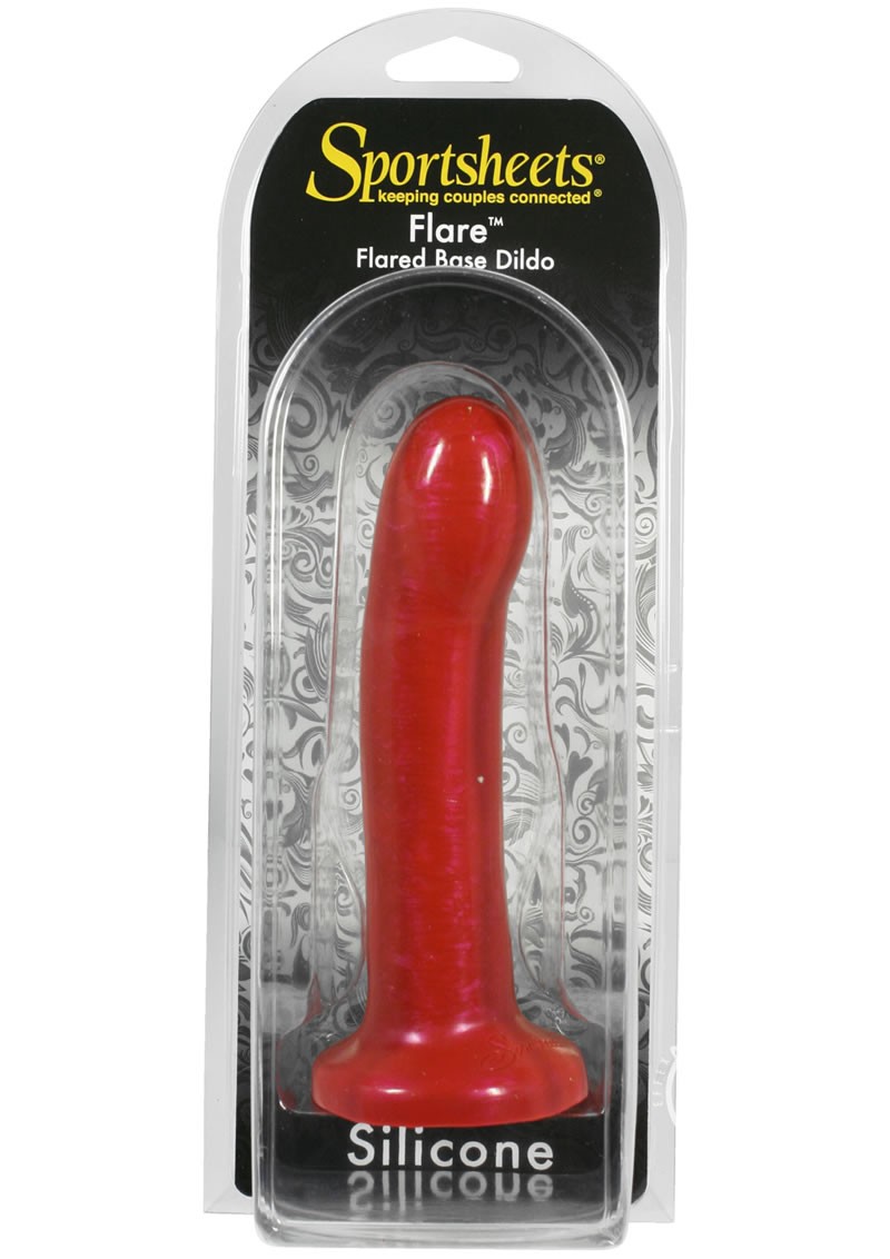 Sedeux Flare Silicone Dildo 5.75 Inch Red