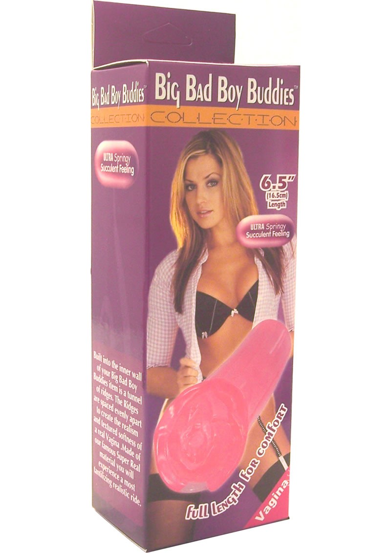 BIG BAD BOY BUDDIES VAGINA 6.5 INCH PINK