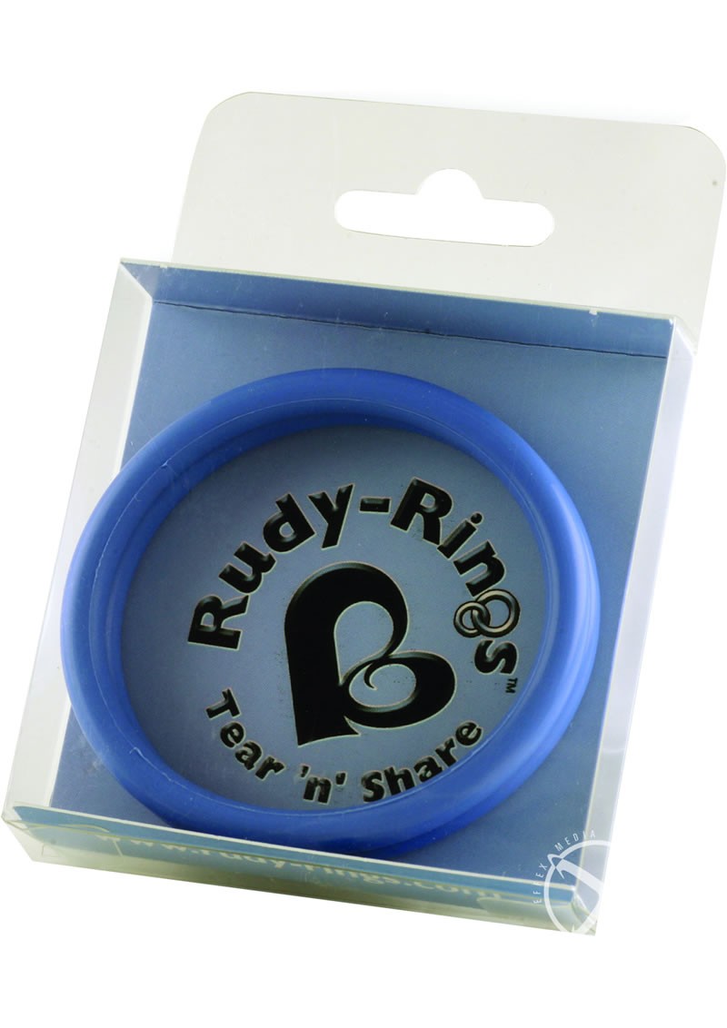 Rudy Rings Silicone Cock Rings Blue