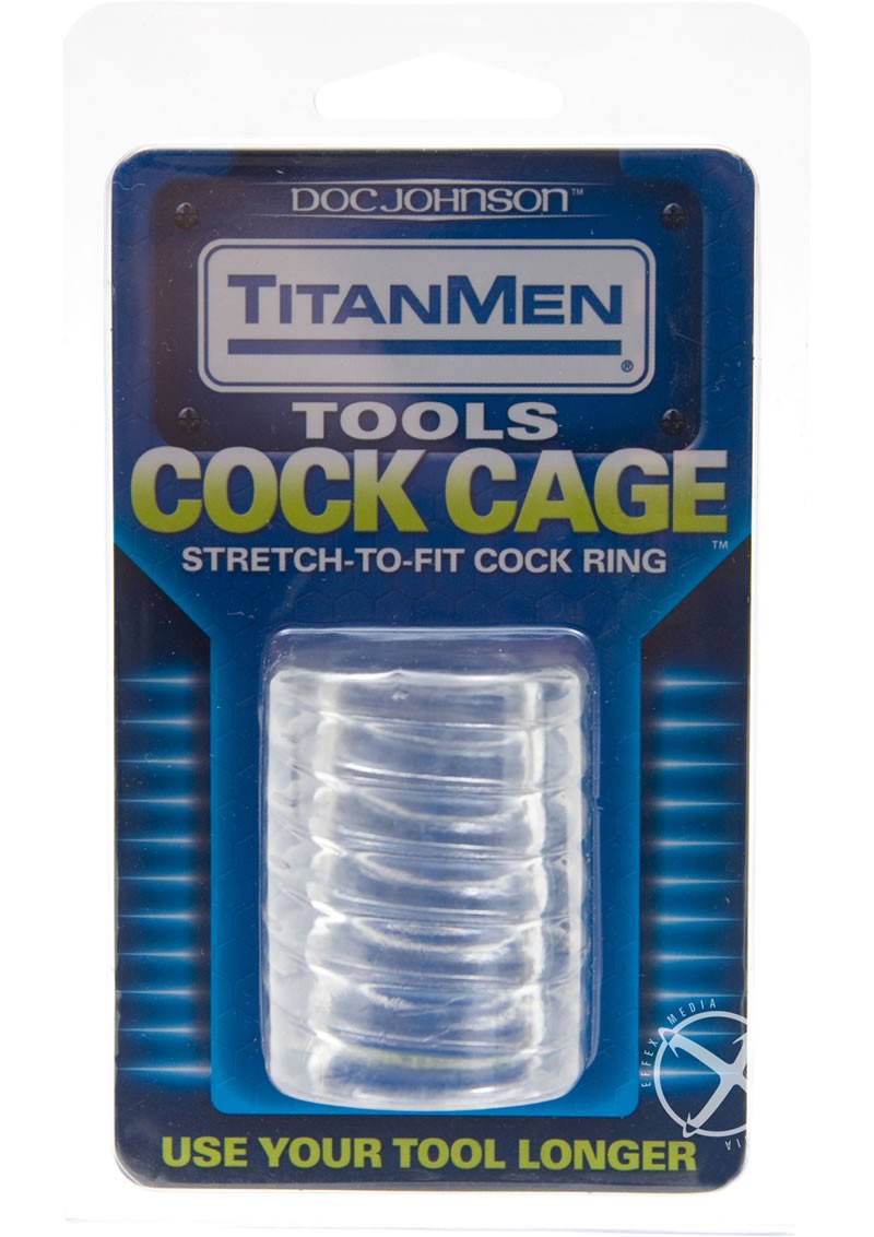 Titanmen Tools Cock Cage Clear