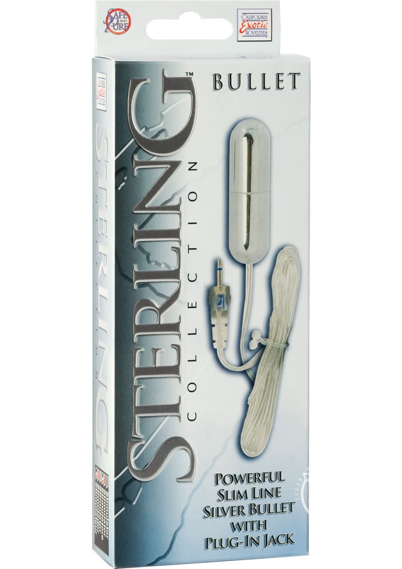 Sterling Silver Slim Line Bullet w/ Plug In Jack