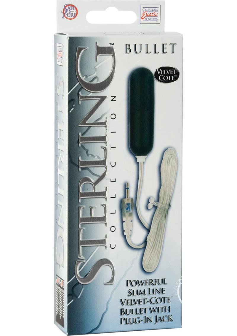 Sterling Slim Line Velvet Cote Bullet w/ Plug In Jack