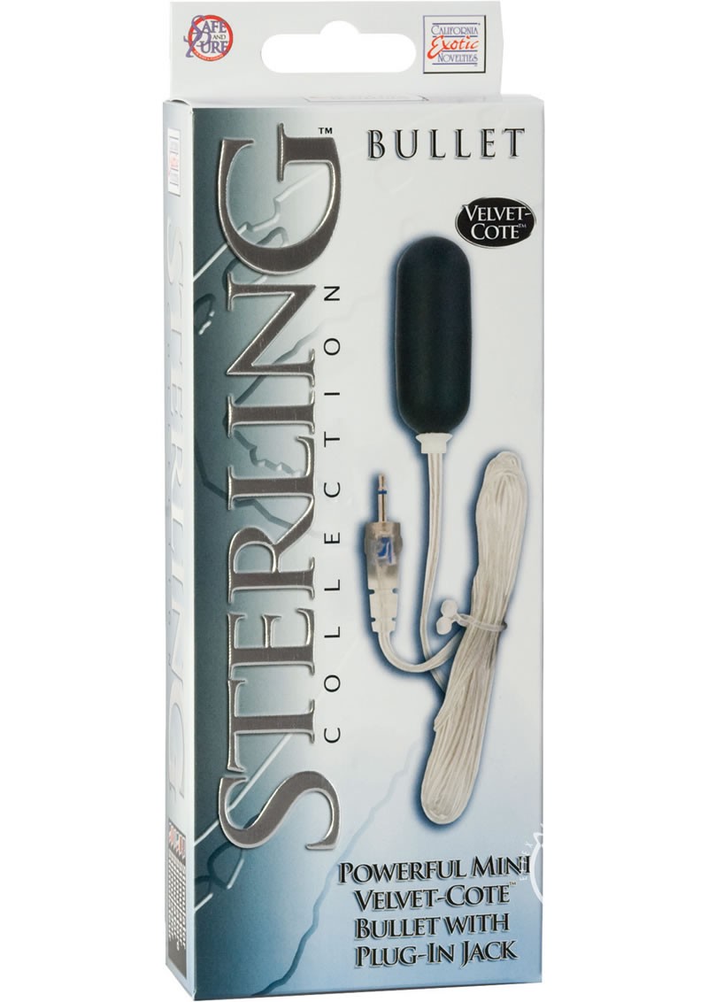 Sterling Mini Velvet Cote Bullet w/ Plug In Jack