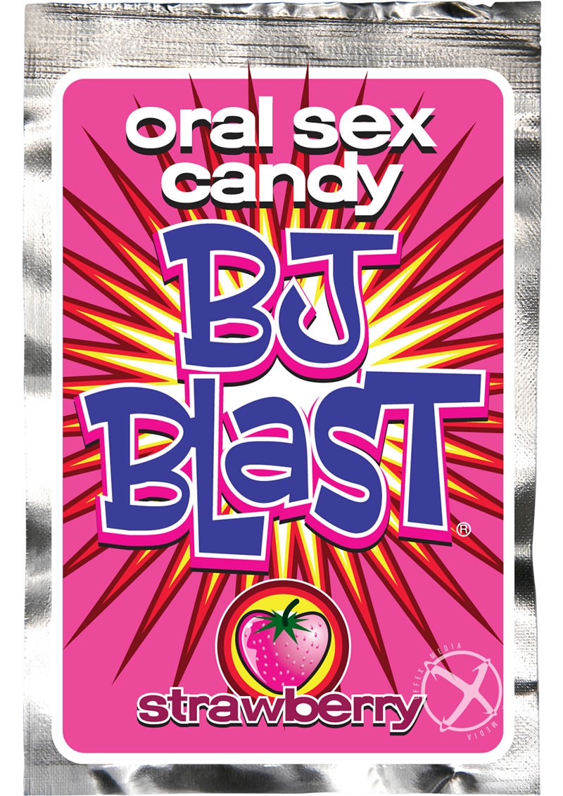 BJ Blast Oral Sex Candy Strawberry