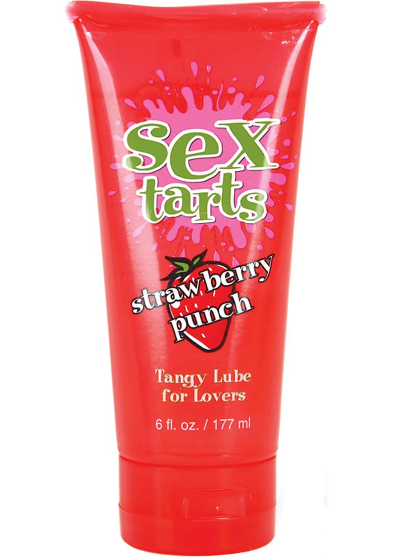 Sex Tarts Flavored Water Based Lube Strawberry Punch 6 Ounce