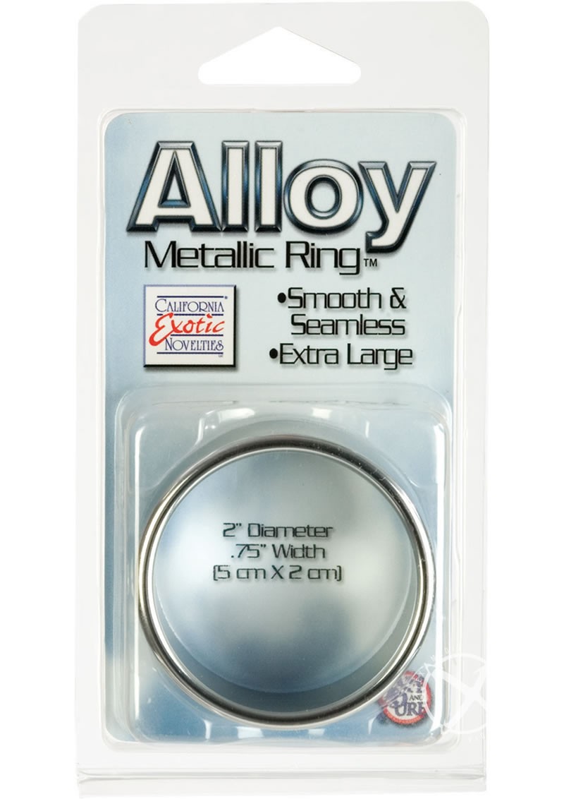 Alloy Metallic Ring Extra Large 2 Inch Diam+C1841eter