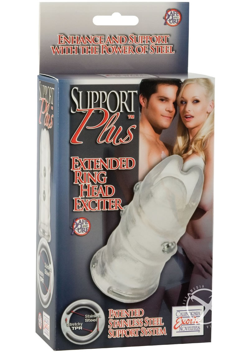 Support Plus Extended Ring Head Exciter Clear