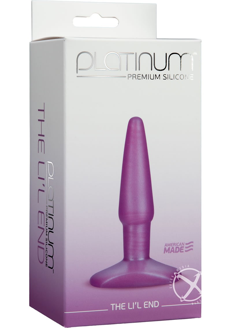Platinum The Lil End Small Anal Butt Plug Purple