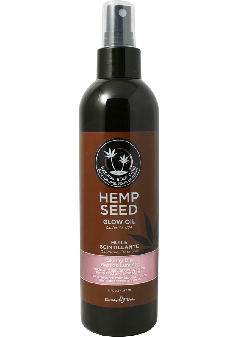 Glow Oil With Hemp Seed Skinny Dip 8 Ounce Spray