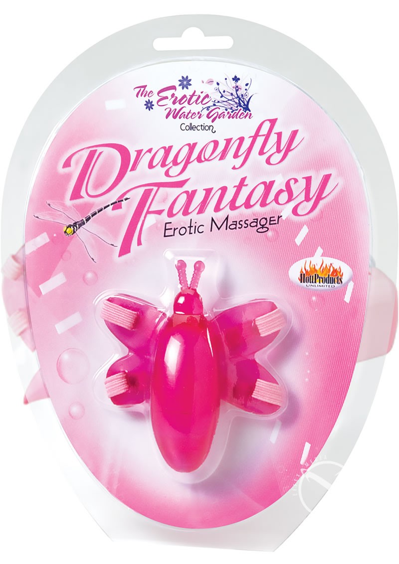 The Erotic Water Garden Dragonfly Fantasy Erotic Massager Pink