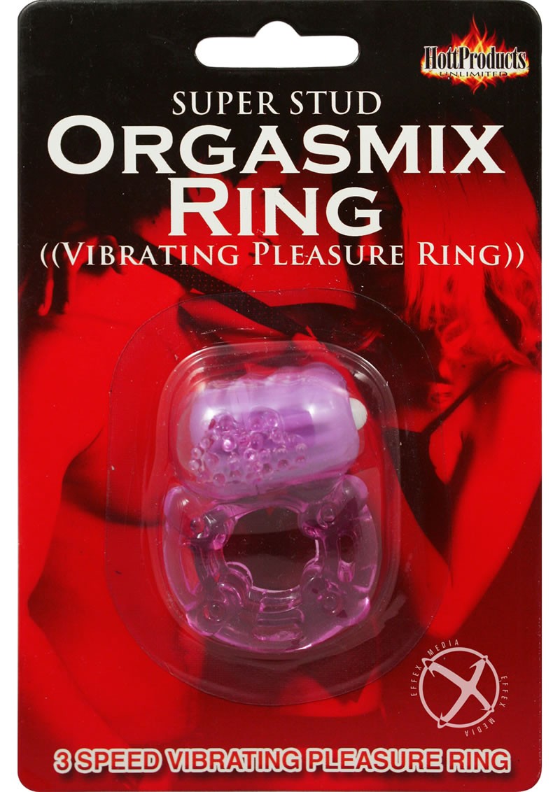 Super Stud Orgasmic Cock Ring Purple