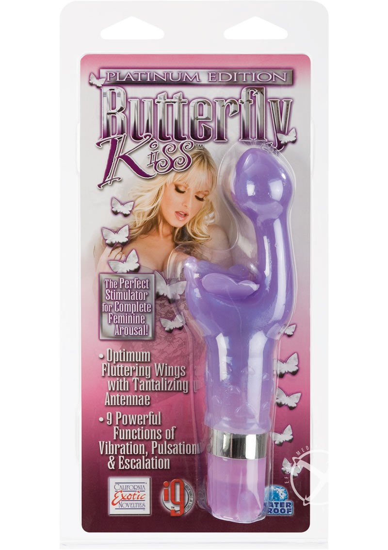 PLATINUM EDITION BUTTERFLY KISS MULTIFUCTION 2.75 INCH BLUE