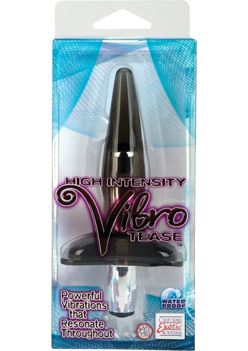 HIGH INTENSITY VIBRO TEASE 3.75 INCH SMOKE