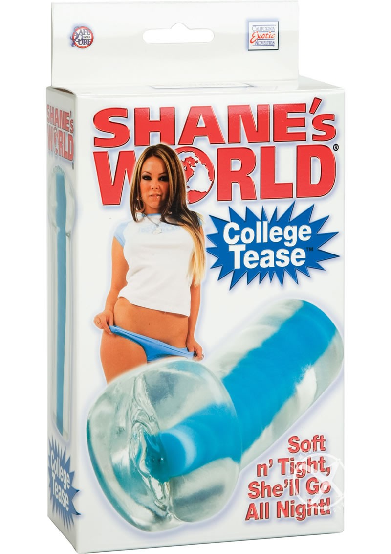 SHANES WORLD COLLEGE TEASE PUSSY STROKER BLUE