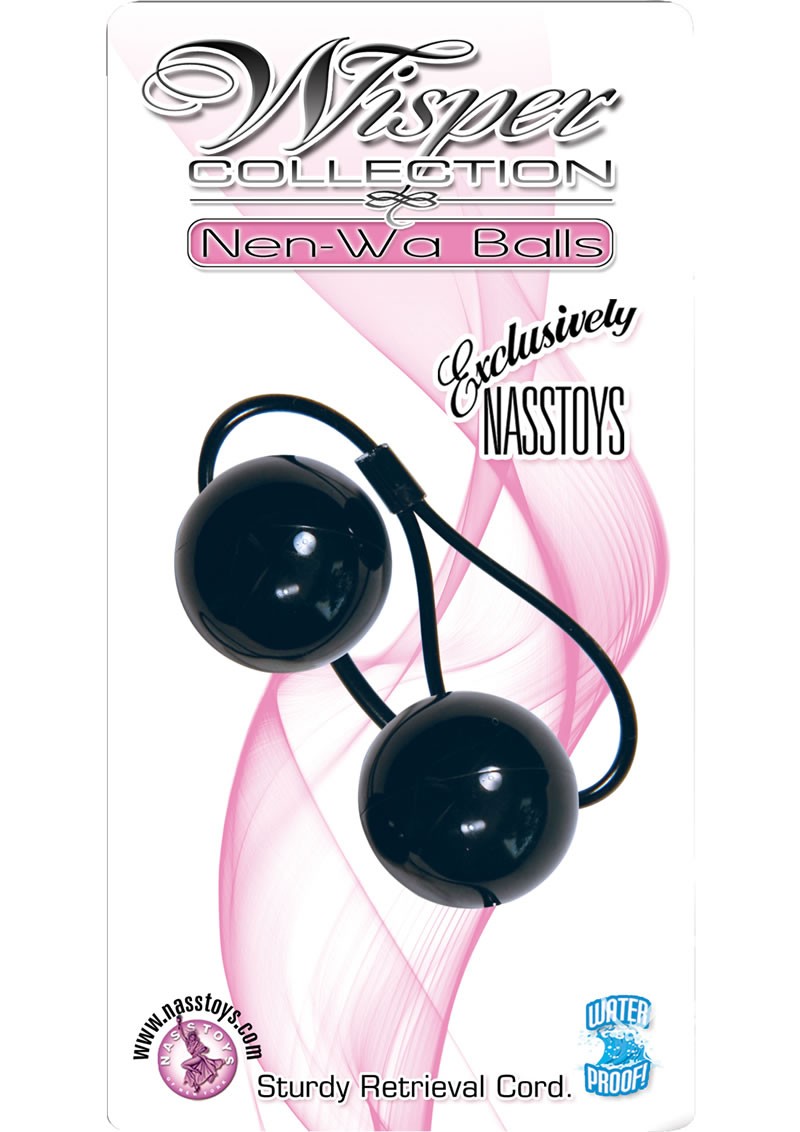 Wisper Collection Nen Wa Balls Waterproof Black