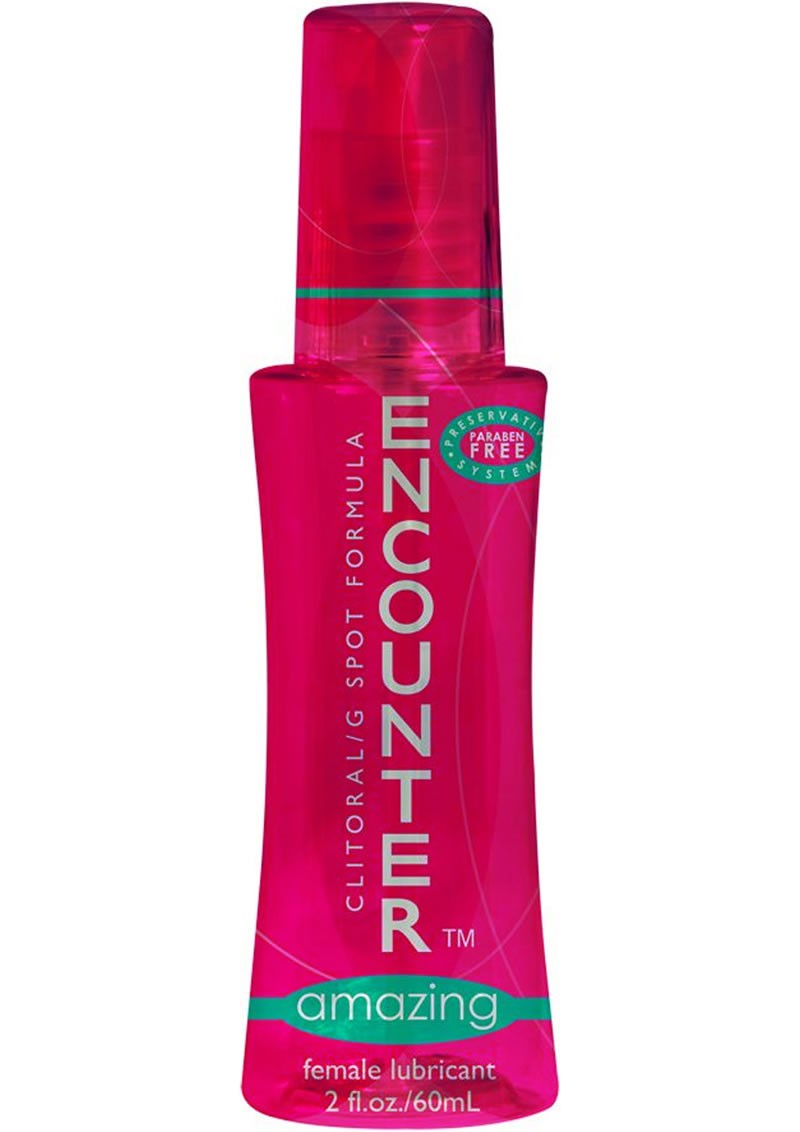 Encounter Amazing Clitoral & G Spot Formula Female Water Based Lubricant 2 oz