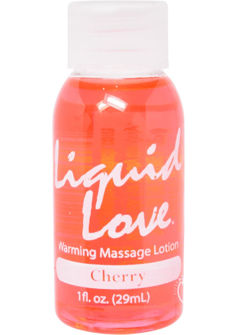 Liquid Love Warming Massage Lotion 1 Ounce Cherry