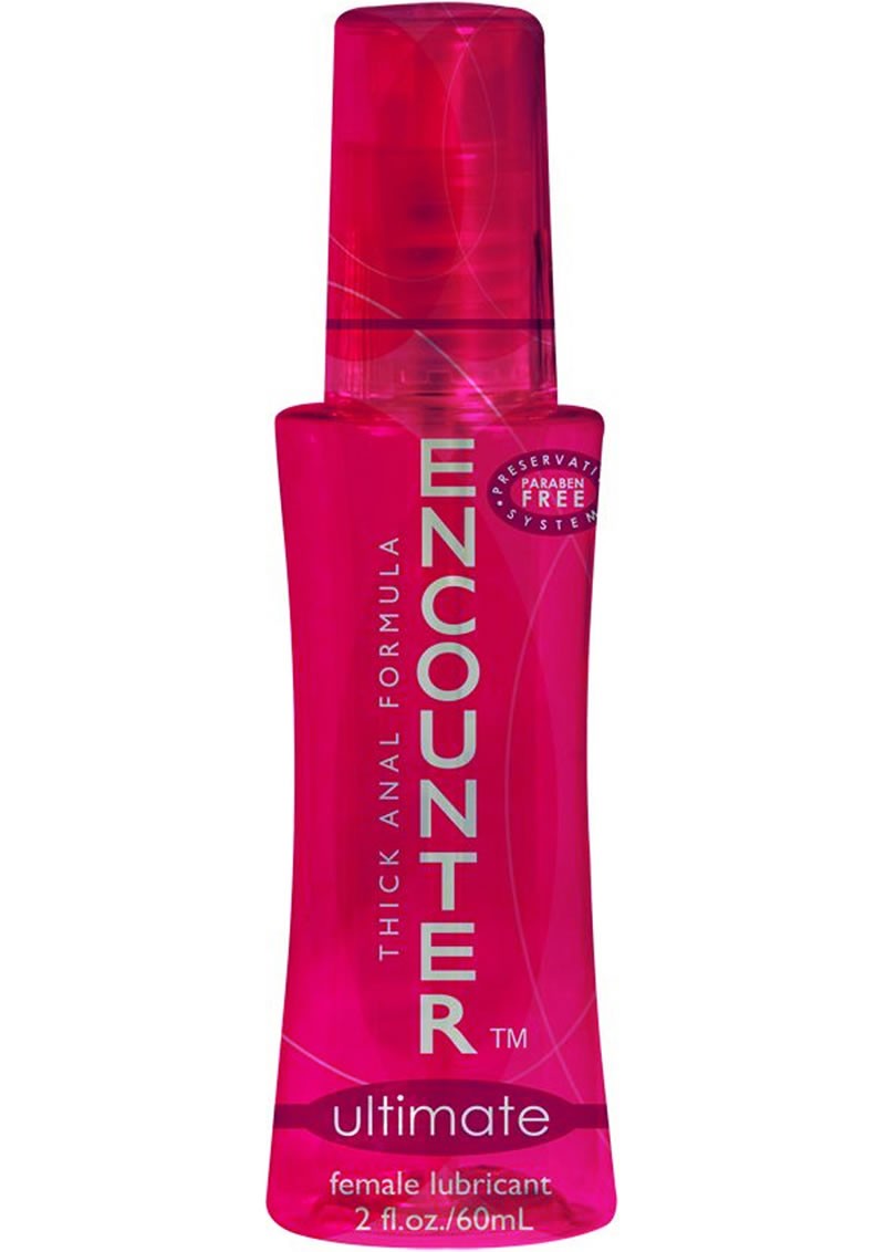 Encounter Ultimate Thick Anal Female Water Based Lubricant 2 oz