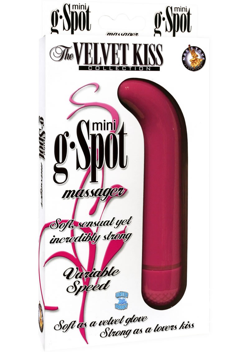 The Velvet Kiss Mini G Spot Massager Multispeed Pink