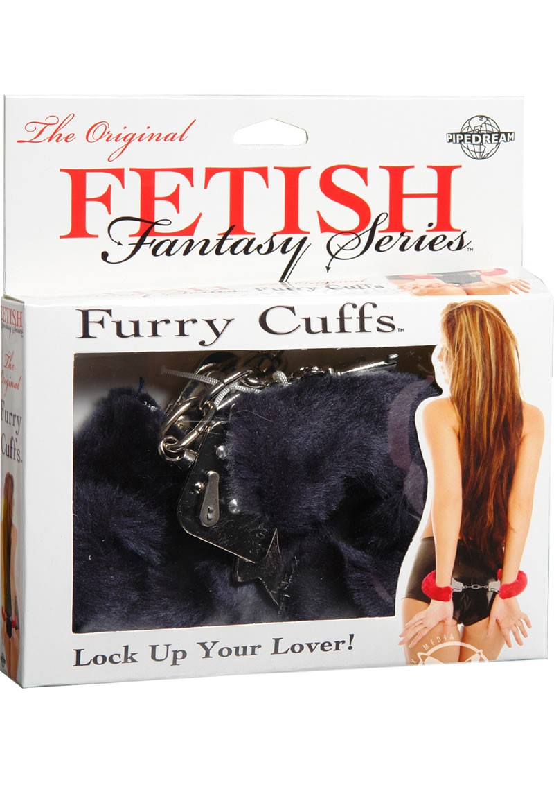 Fetish Fantasy Furry Cuffs Black