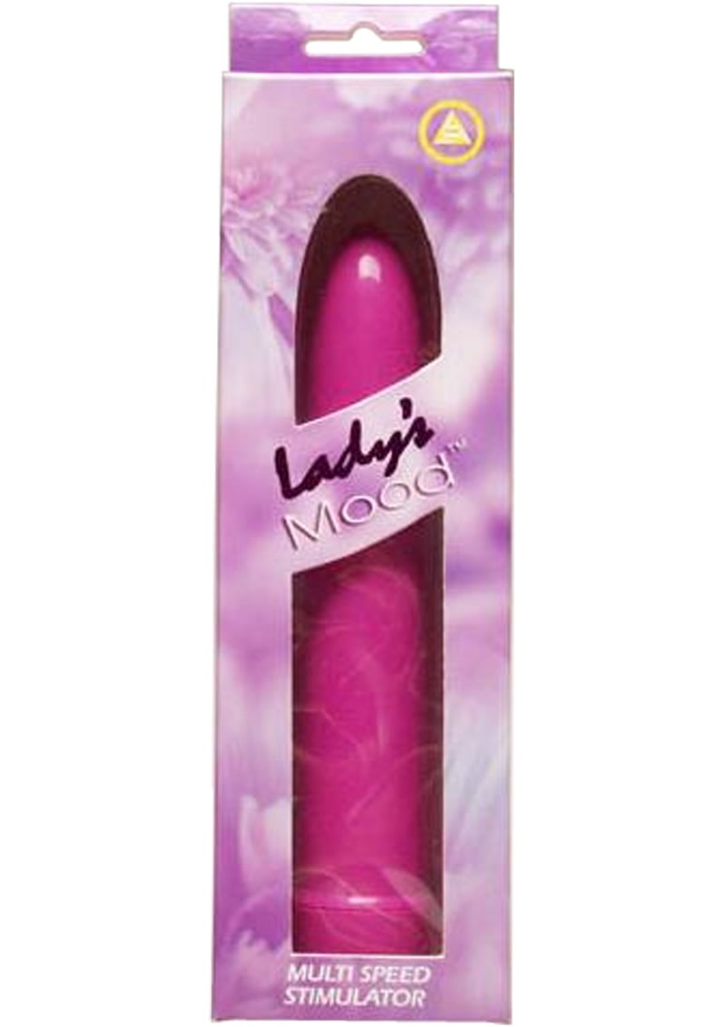 LADYS MOOD 7 INCH PLASTIC VIBRATOR LAVENDER