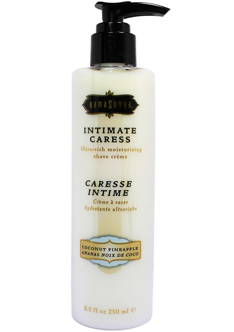 Intimate Caress Moisturizing Shave Cream For Women Coconut Pineapple 8.5 oz