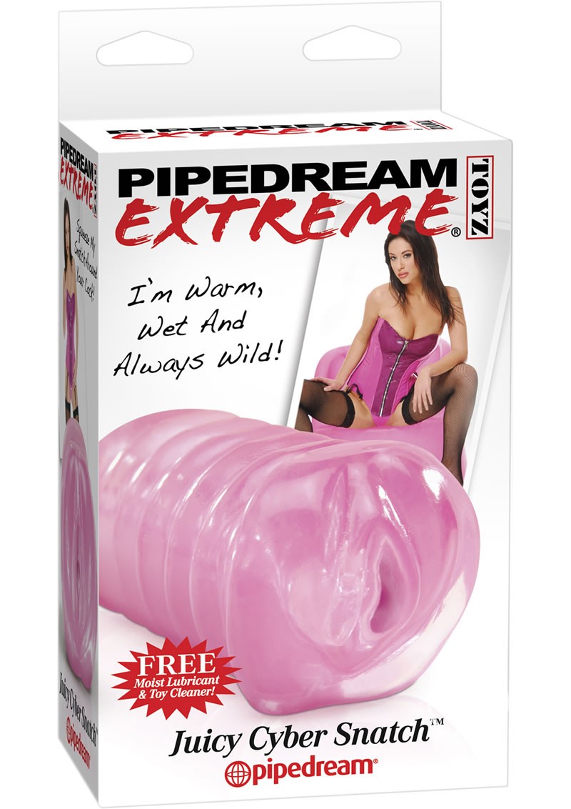 Pipedream Extreme Juicy Cyber Snatch Masturbator Pink