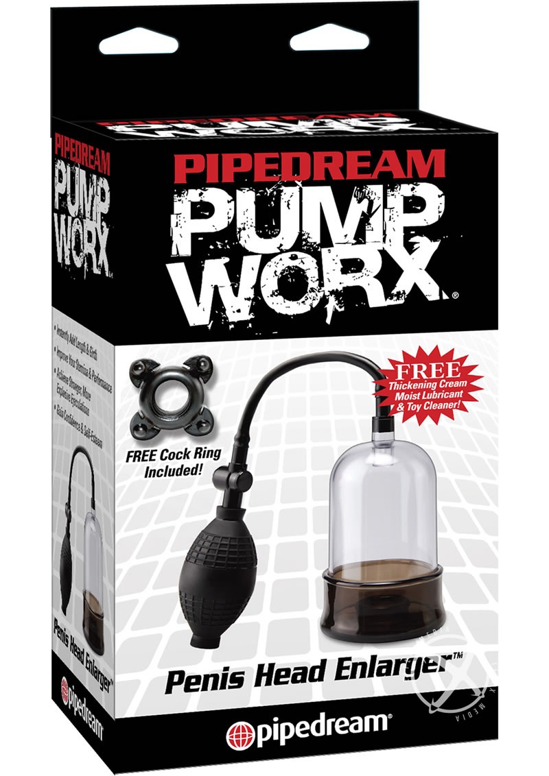 Pump Worx Penis Head Enlarger Clear