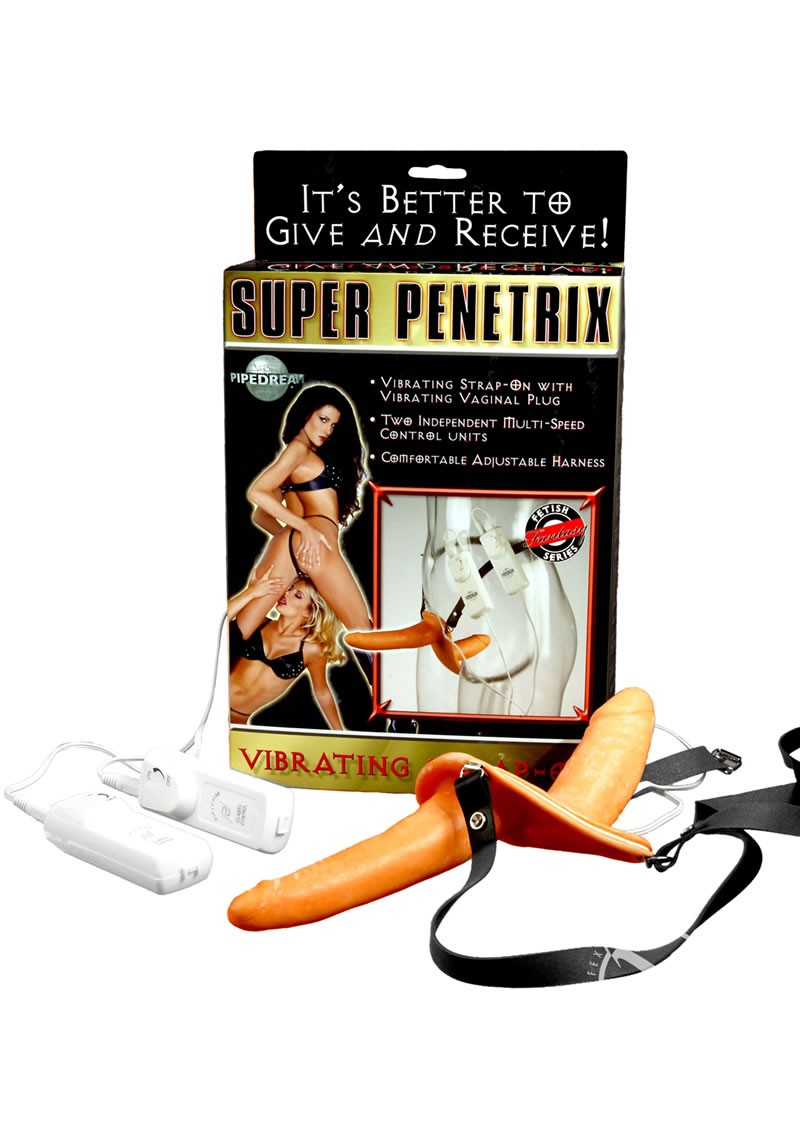Fetish Fantasy Super Penetrix Strap On 6 Inch Flesh